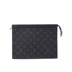 Louis Vuitton Monogram Eclipse Black Pochette Voyage Shoulder Bag
